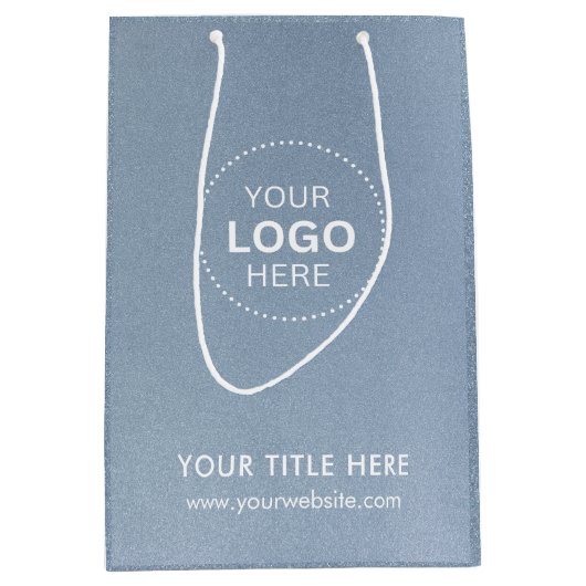 Minimalistische zakelijke moderne cadeautas (Voorkant)