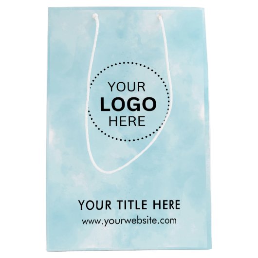 Minimalistische Zakelijke Moderne Cadeautas (Voorkant)