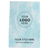 Minimalistische Zakelijke Moderne Cadeautas (Achterkant)