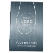 Minimalistische Zakelijke Moderne Cadeautas (Achterkant)