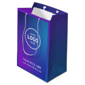 Minimalistische Zakelijke Moderne Cadeautas (Achterkant Gekanteld)