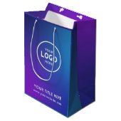 Minimalistische Zakelijke Moderne Cadeautas (Voorkant Gekanteld)