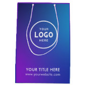 Minimalistische Zakelijke Moderne Cadeautas (Achterkant)