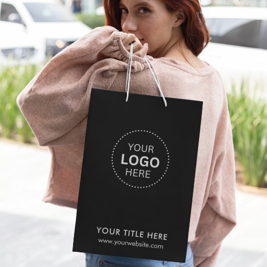 Minimalistische zakelijke moderne cadeautas