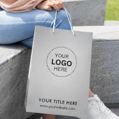 Minimalistische zakelijke moderne cadeautas