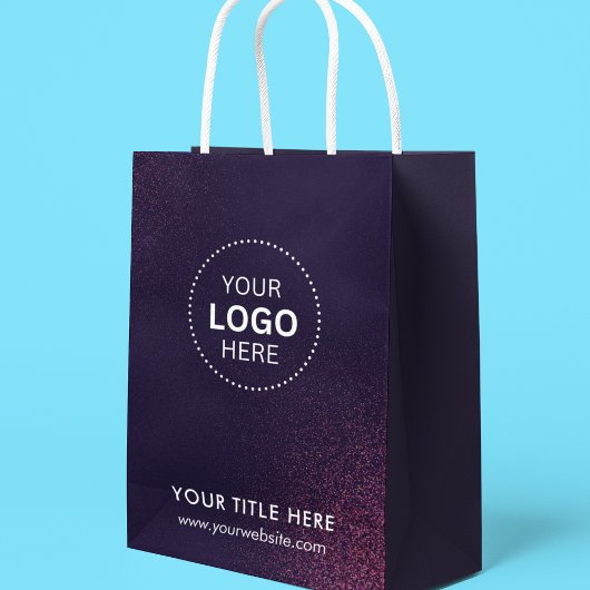 Minimalistische zakelijke moderne cadeautas