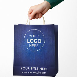 Minimalistische zakelijke moderne cadeautas