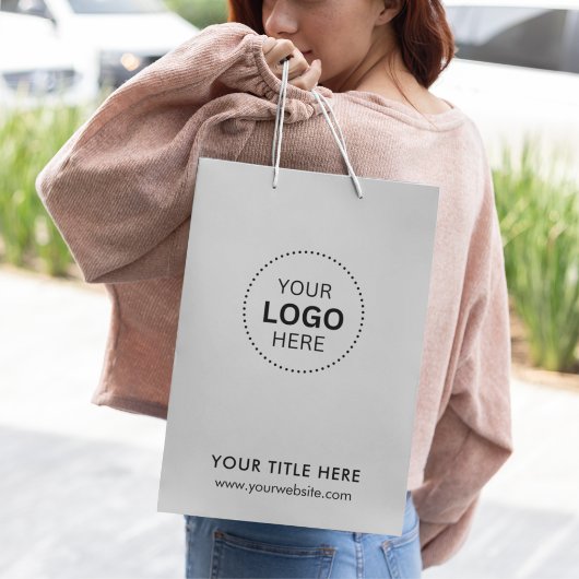 Minimalistische zakelijke moderne cadeautas