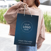 Minimalistische zakelijke moderne cadeautas