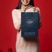 Minimalistische zakelijke moderne cadeautas