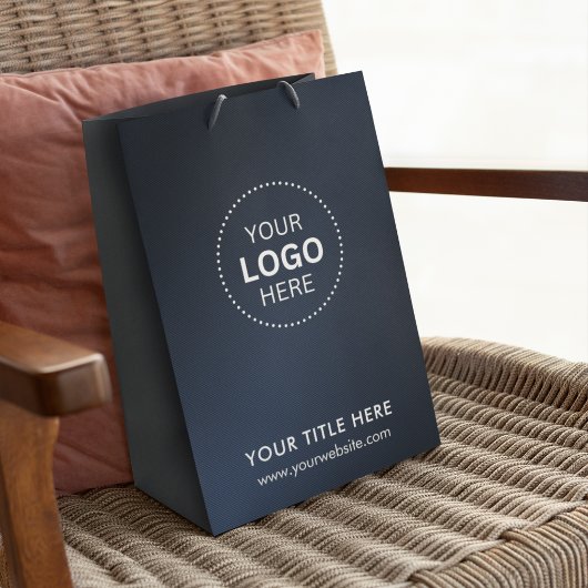 Minimalistische zakelijke moderne cadeautas