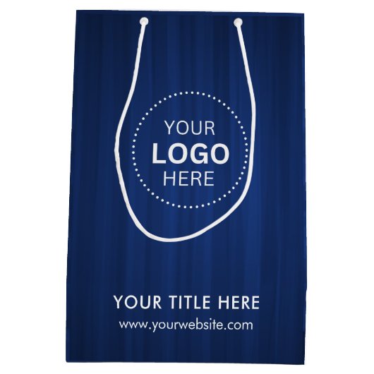 Minimalistische Zakelijke Moderne Cadeautas (Achterkant)