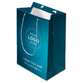 Minimalistische zakelijke moderne cadeautas (Voorkant Gekanteld)