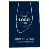 Minimalistische zakelijke moderne cadeautas (Voorkant)