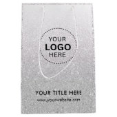 Minimalistische zakelijke moderne cadeautas (Voorkant)