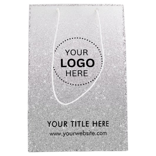 Minimalistische zakelijke moderne cadeautas (Voorkant)