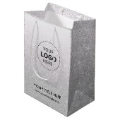 Minimalistische zakelijke moderne cadeautas (Voorkant Gekanteld)