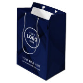 Minimalistische Zakelijke Moderne Cadeautas (Achterkant Gekanteld)