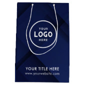 Minimalistische Zakelijke Moderne Cadeautas (Achterkant)