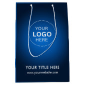 Minimalistische zakelijke moderne cadeautas (Voorkant)