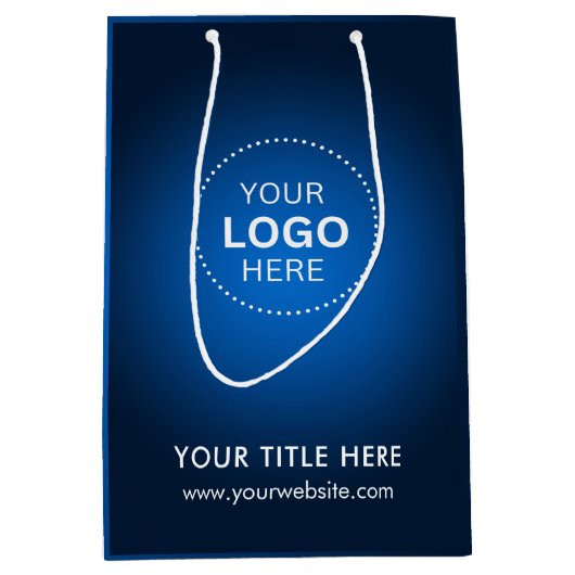 Minimalistische zakelijke moderne cadeautas (Voorkant)