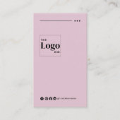 Minimalistische Zakelijke Visitekaart van het Bedr Visitekaartje (Voorkant)