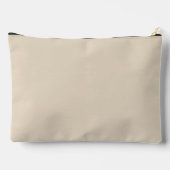 Minimalistische Zand Beige Monogram Etui (Achterkant)