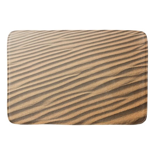 Minimalistische Zandsteen Golf Abstract Badmat (Voorkant)