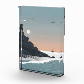Minimalistische zee kunst fotoblokken (Rechts)