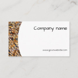 Minimalistische zeeschelpfotografie QR-Visitekaart Visitekaartje