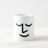 Minimalistische Zen Gezichtsmok Koffiemok (Center)