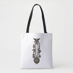 Minimalistische Zen-symboliek artistiek T-shirt) Tote Bag