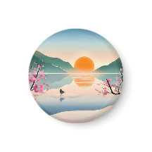 Minimalistische Zen Zonsopgang Meer 