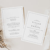 Minimalistische zilver in één weddenschap kaart