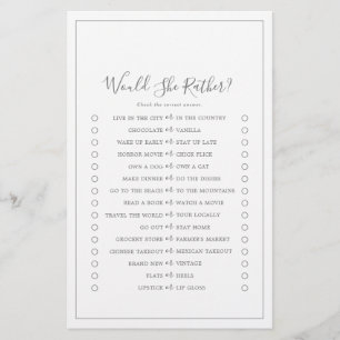 Minimalistische zilver zou ze eerder een spelletje flyer