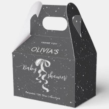 Minimalistische Zilveren Boog Winter Sneeuw Baby S