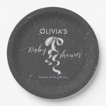 Minimalistische Zilveren Boog Winter Sneeuw Baby S