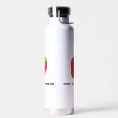 Minimalistische zoete aardbei Waterfles (Links)