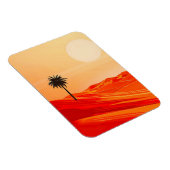 Minimalistische zomer woestijn oase magneet (Rechterzijde)