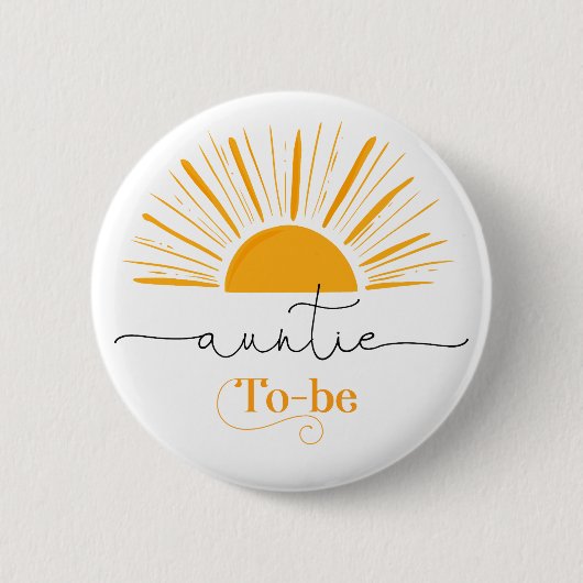 Minimalistische zon Tante om bij button (Voorkant)