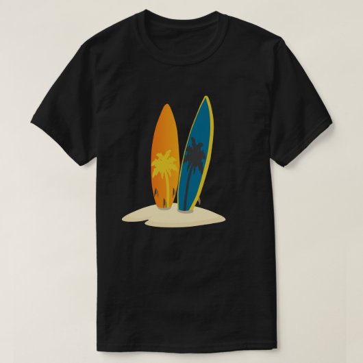 Minimalistische Zon Zee T-shirt (Design voorkant)