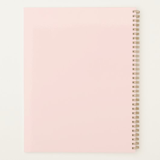 Minimalistische zonnesurens planner (Achterkant)