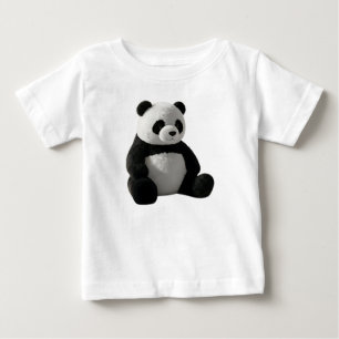 Minimalistische zonnige kinderkamer met panda knuf