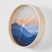 Minimalistische zonsondergang in de bergen (Hoek)