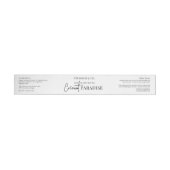 Minimalistische zwart-wit 4OZ 120g cosmetische pot (Individueel)