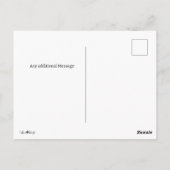 Minimalistische zwart-wit Afstudeerder foto Dank u Briefkaart (Achterkant)