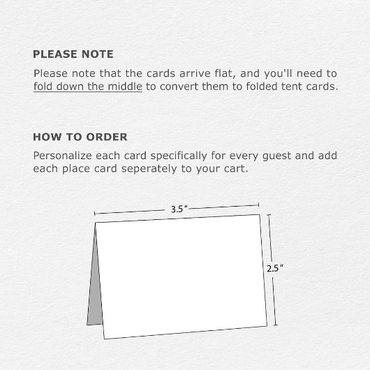 Minimalistische Zwart-Wit Blad Wedding Place kaart