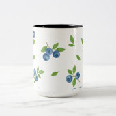 Minimalistische zwart-wit Floral Line Art Mok (Center)