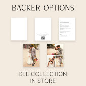 Minimalistische zwart-wit foto Boho bruiloft Kaart