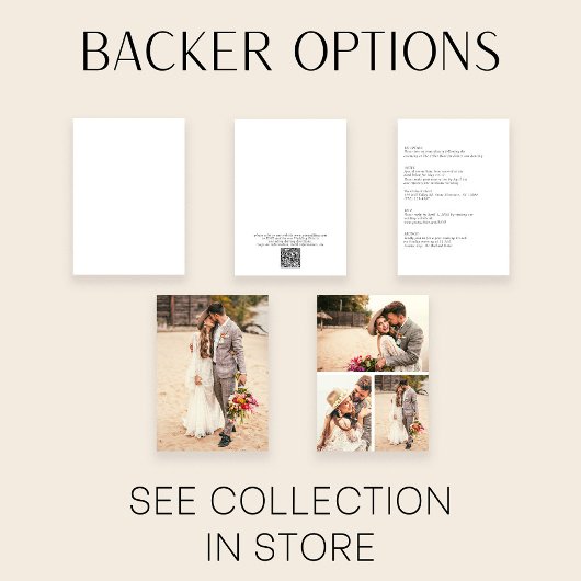 Minimalistische zwart-wit foto RSVP bruiloft Kaart